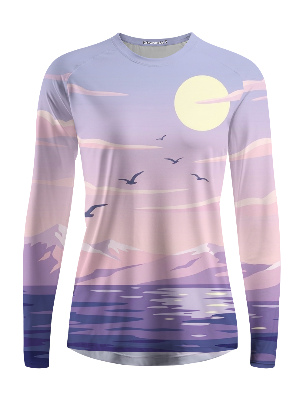 Orionride Twilight Lake View Women's Quick Dry Downhill Jersey