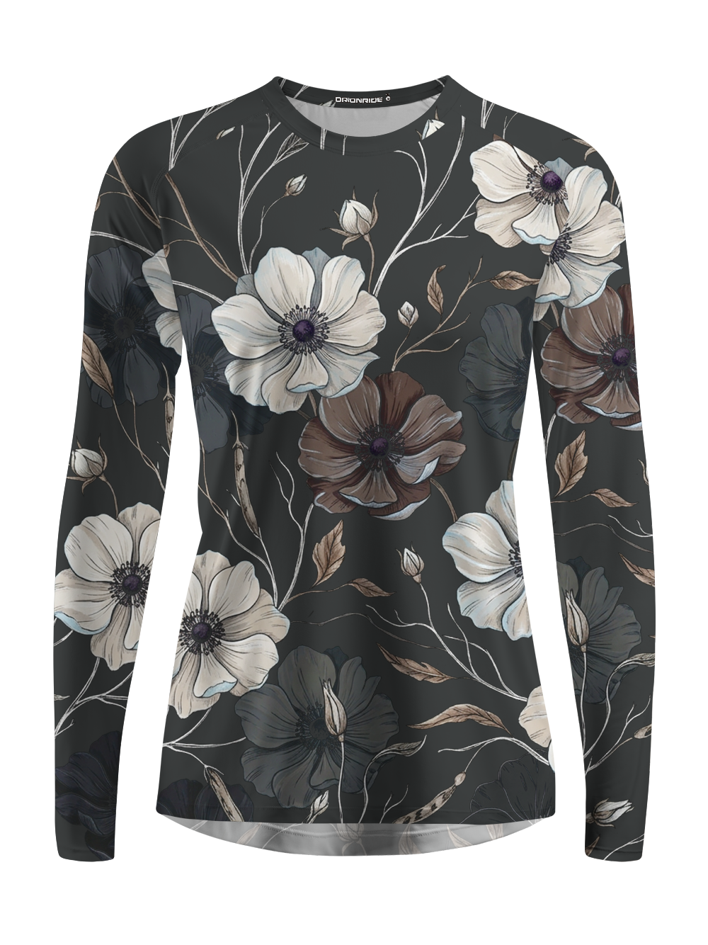 Orionride Delicate Flowers Women's Quick Dry Downhill Jersey