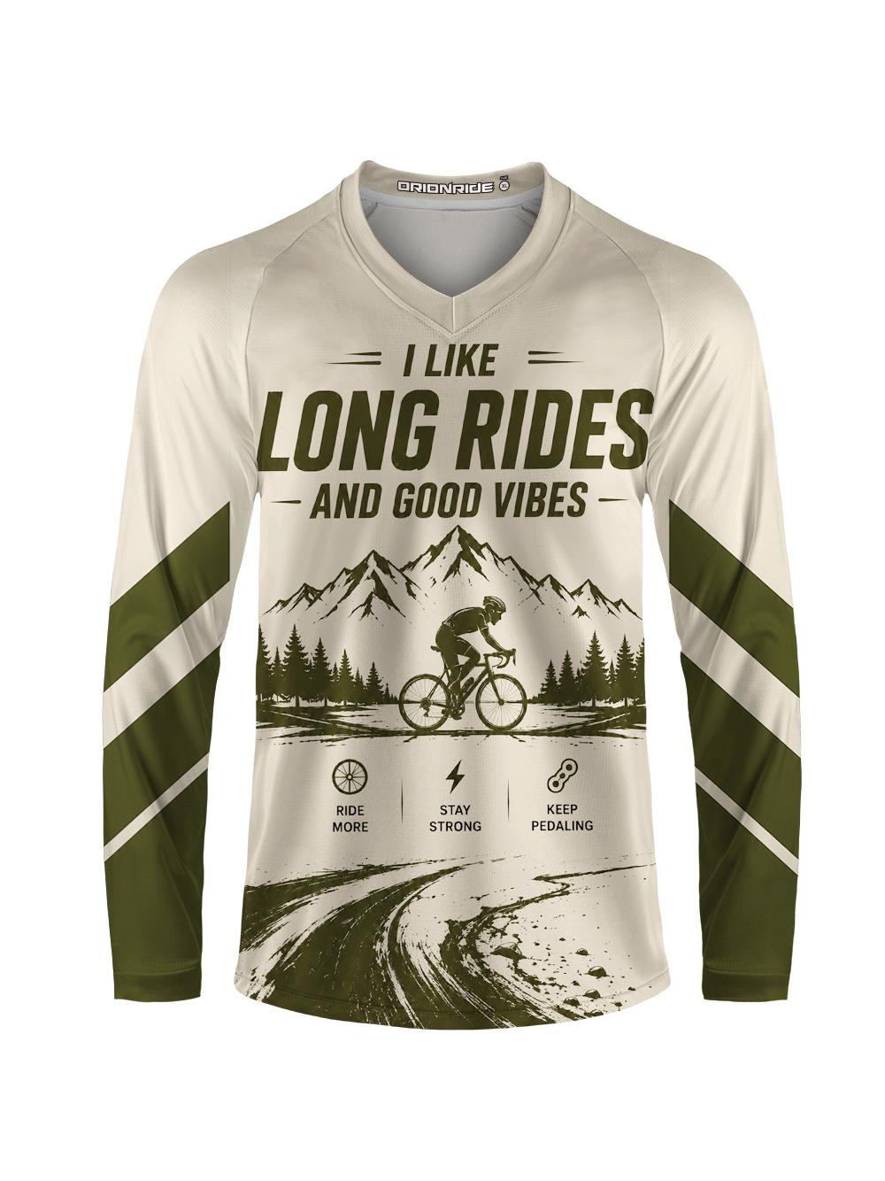 Orionride Keep Pedaling Long Sleeve Downhill Jersey