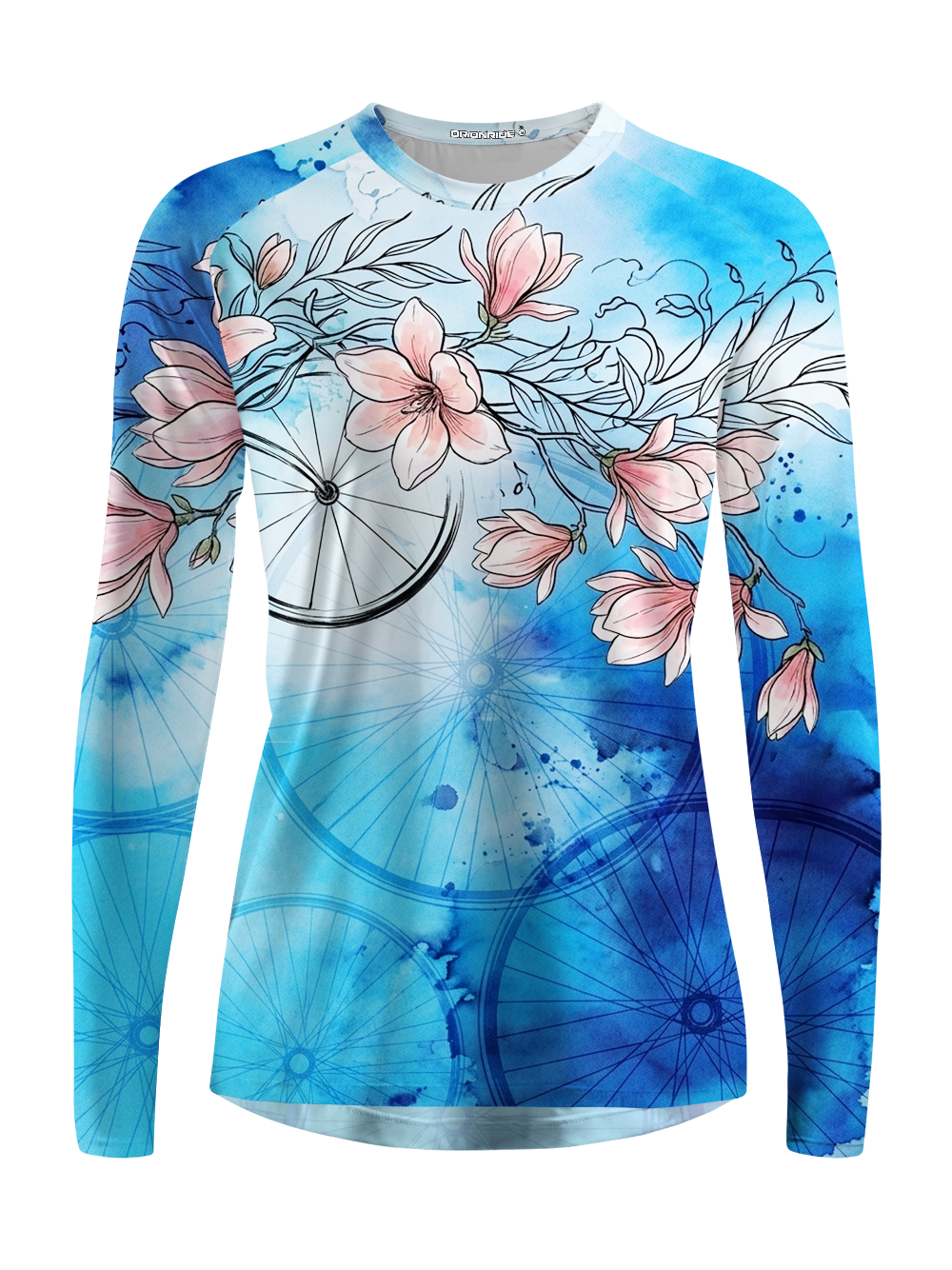 Orionride Ink-Wash Wheels Women's Quick Dry Downhill Jersey