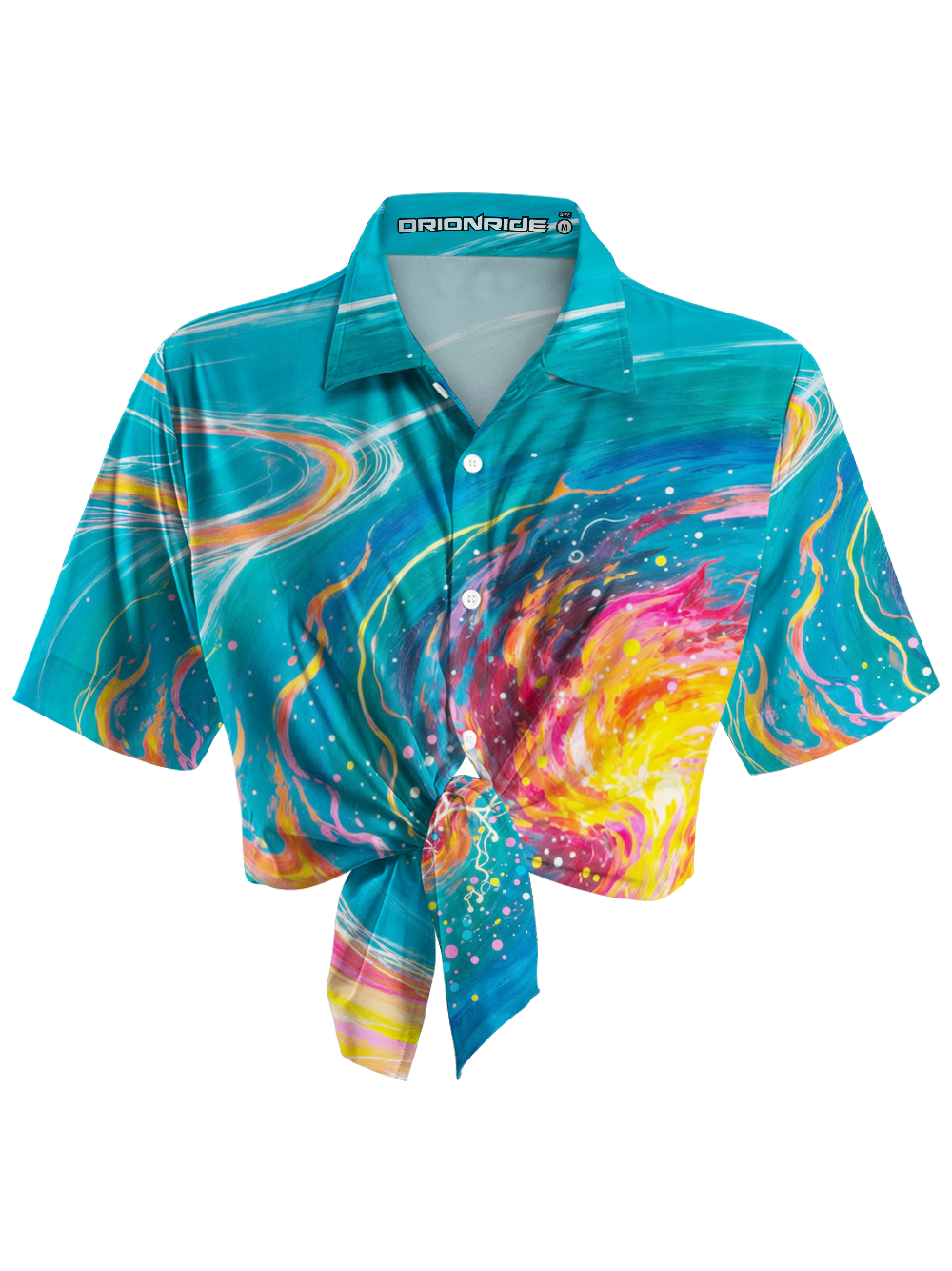 Orionride Energy Vortex Matrix Zipper Pockets Ultra Lightweight Short Sleeves Women's Gravel Shirt