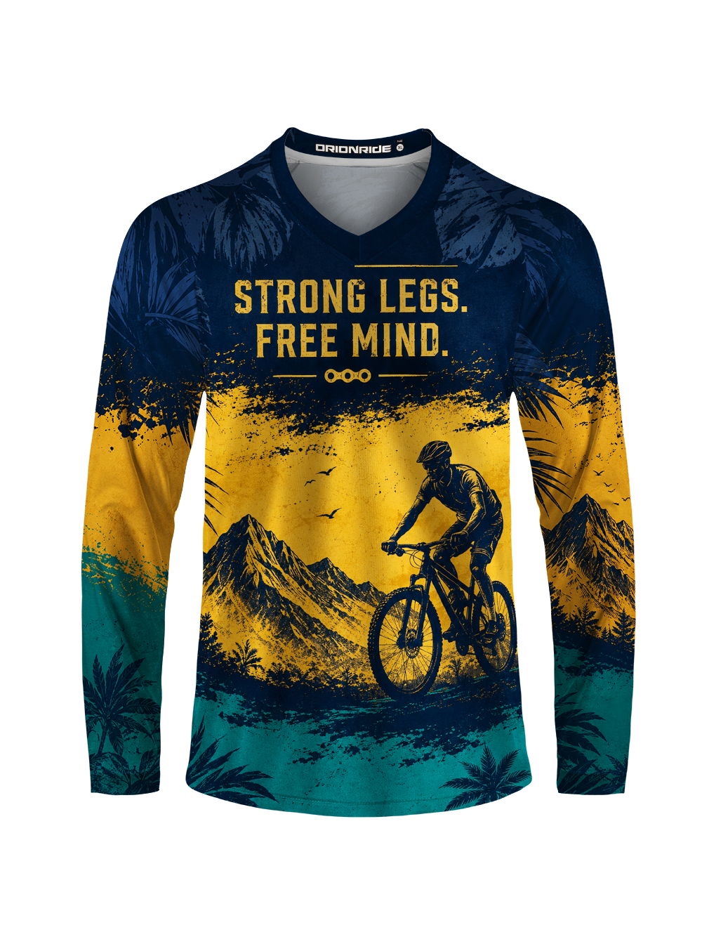 Orionride Tropical Ride Long Sleeve Downhill Jersey