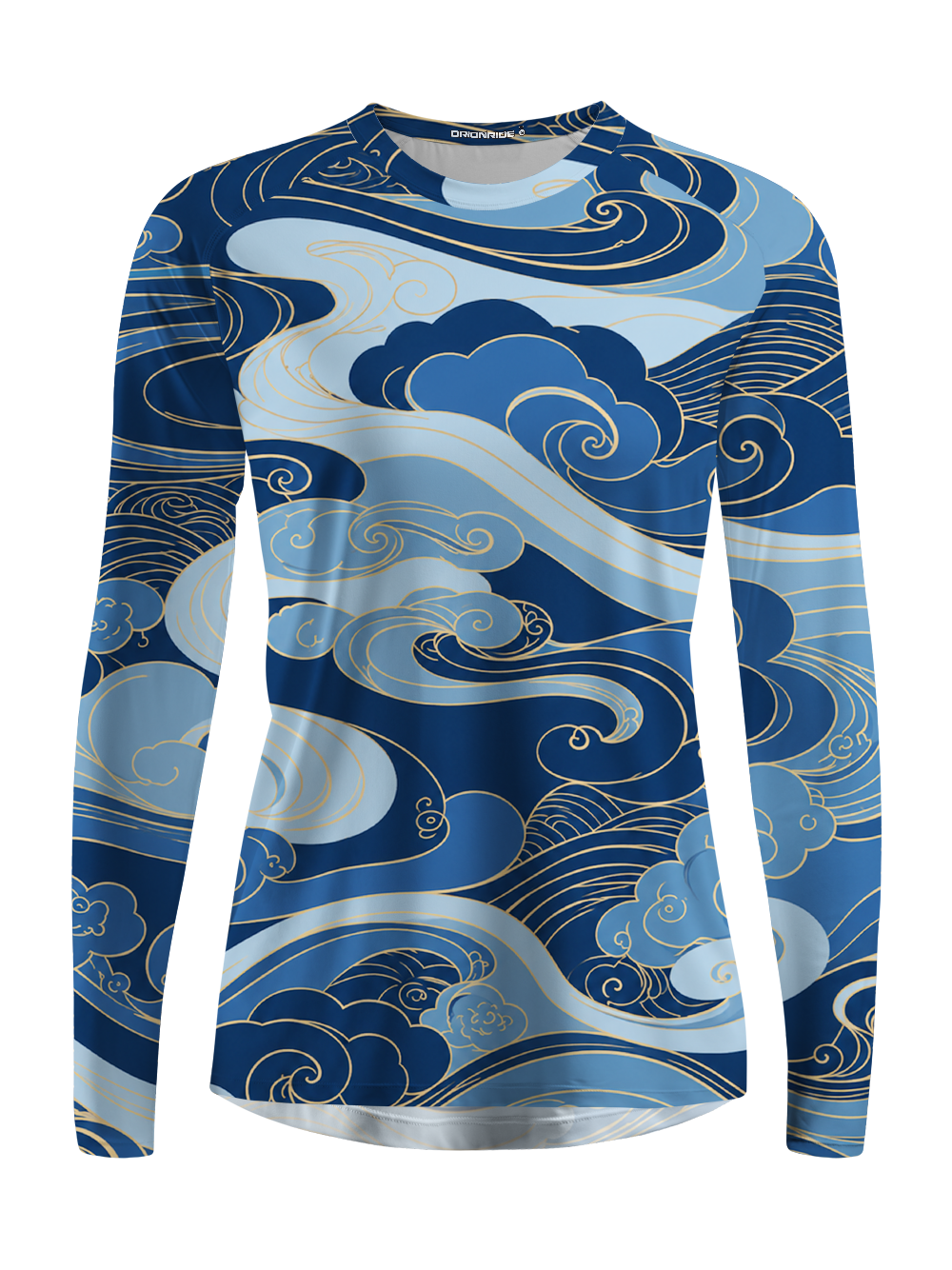 Orionride Golden Cloud Pattern Women's Quick Dry Downhill Jersey