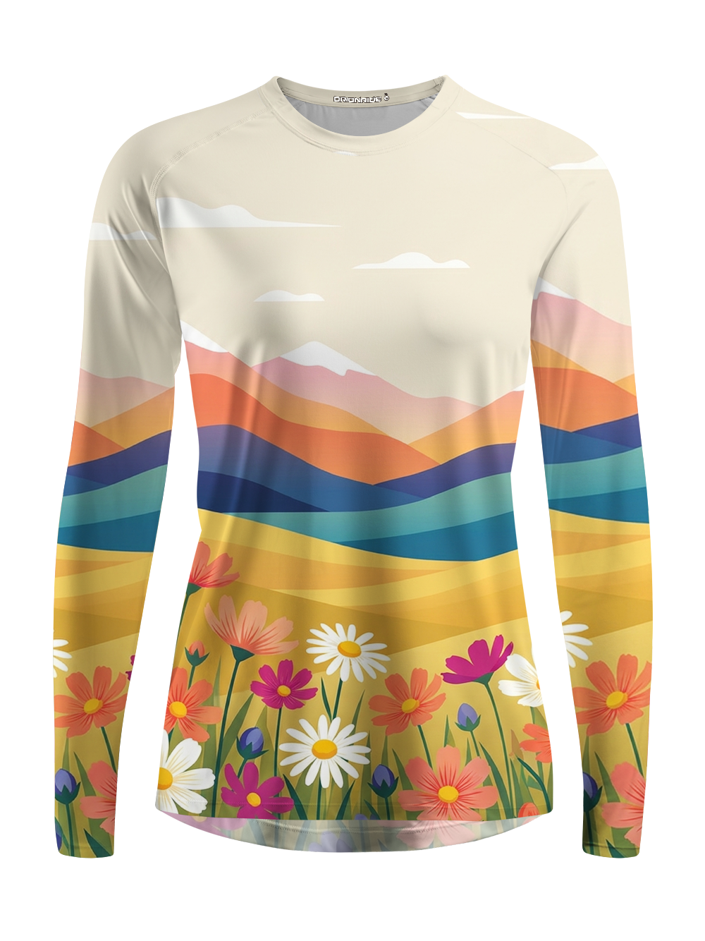 Orionride Wildflowers In Full Bloom Women's Quick Dry Downhill Jersey