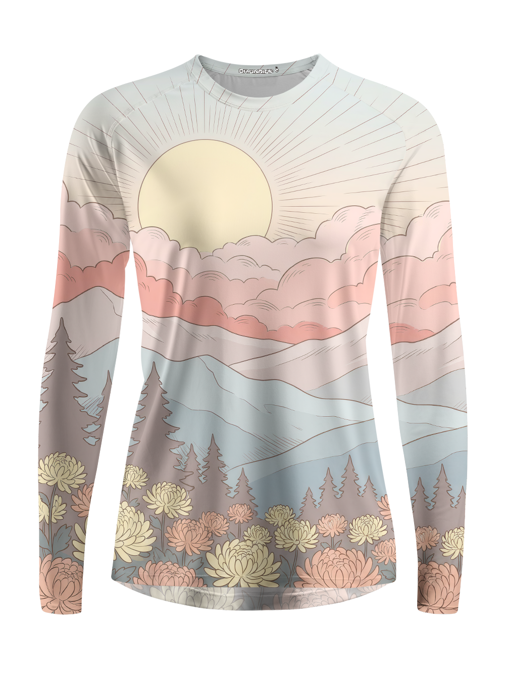 Orionride A Pink Encounter Women's Quick Dry Downhill Jersey