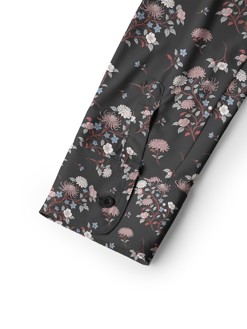 Orionride Japanese Bouquet Men's Stretchy Breathable Long Sleeve Gravel Shirt
