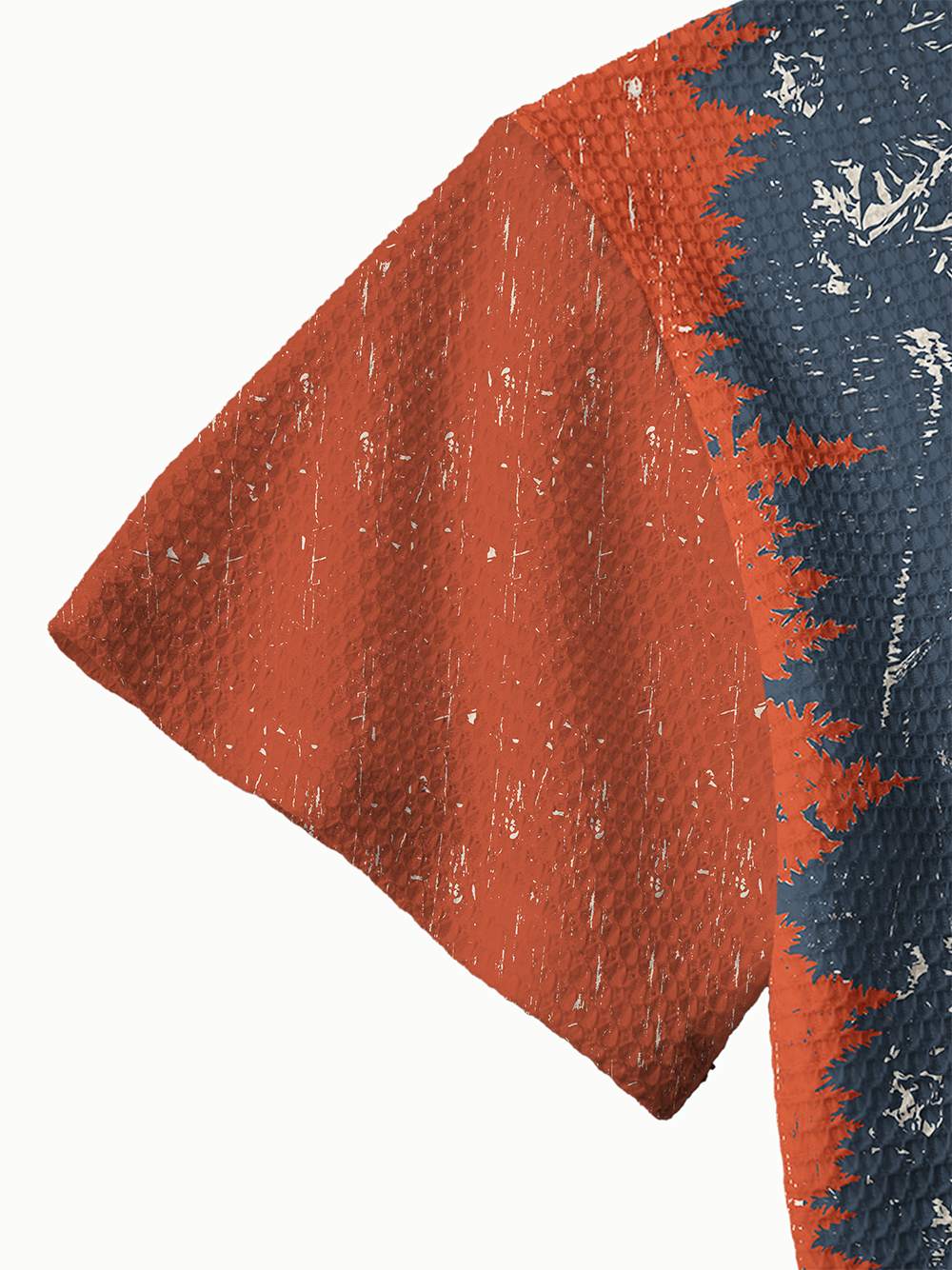 Orionride Mountain Reflection Men's Camp Collar Knitted Shirt