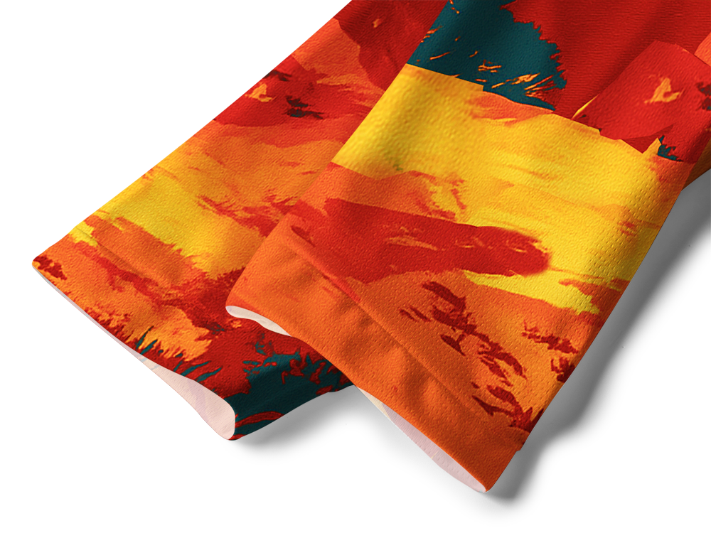 Orionride Sunset Glow Long Sleeve Downhill Jersey