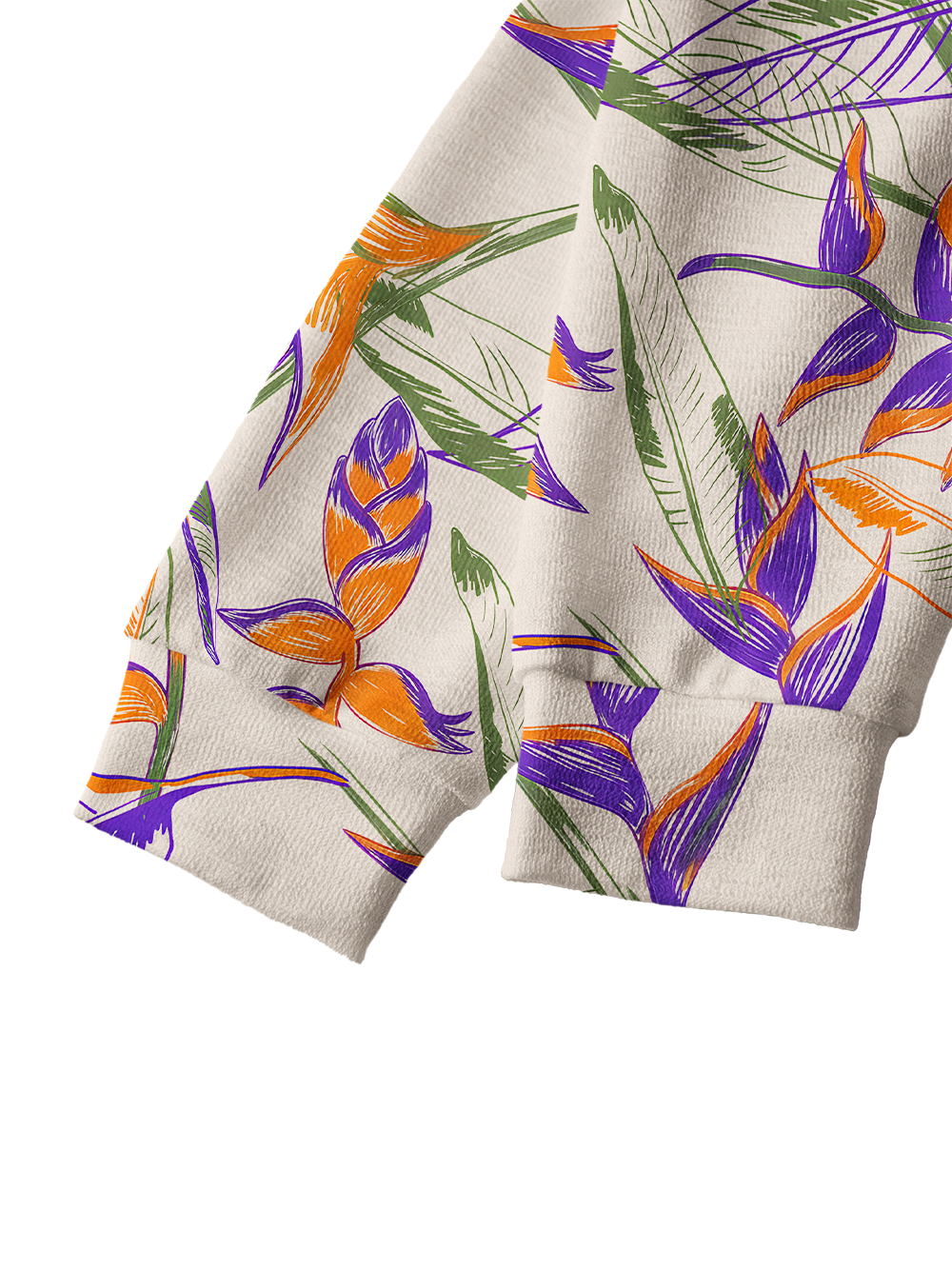 Orionride Tropical Palm Leaves Women's Knitted Cardigan