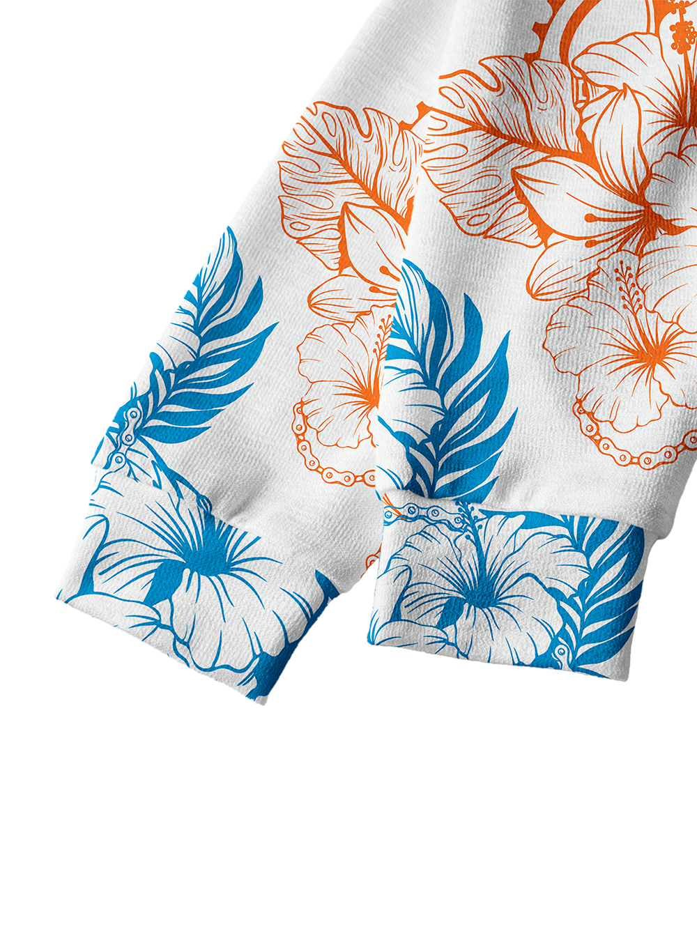 Orionride Bright Hibiscus Women's Knitted Cardigan