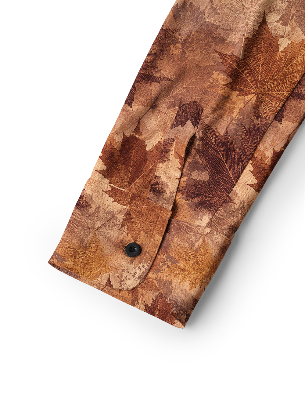 Orionride Warm Autumn Maple Men's Stretchy Breathable Long Sleeve Gravel Shirt