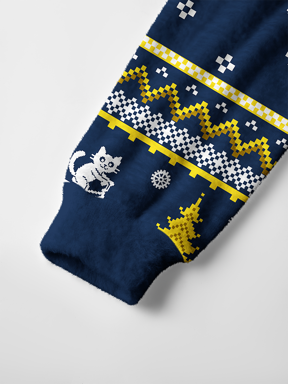 Orionride Christmas Kitten Men's Cardigan Knit Sweaters
