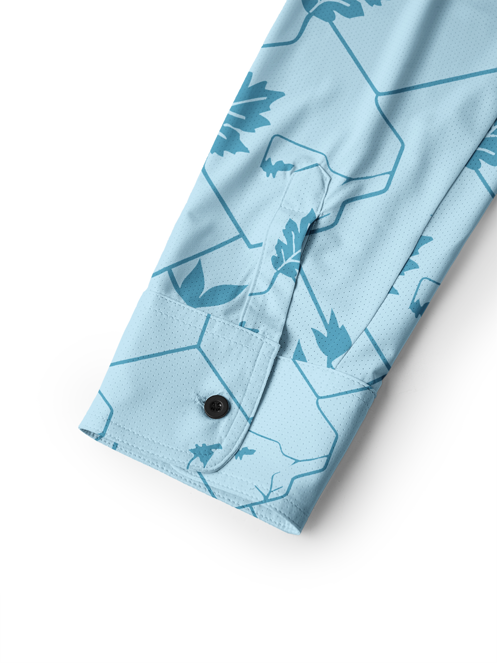 Orionride Floral Cycling Men's Stretchy Breathable Long Sleeve Gravel Shirt