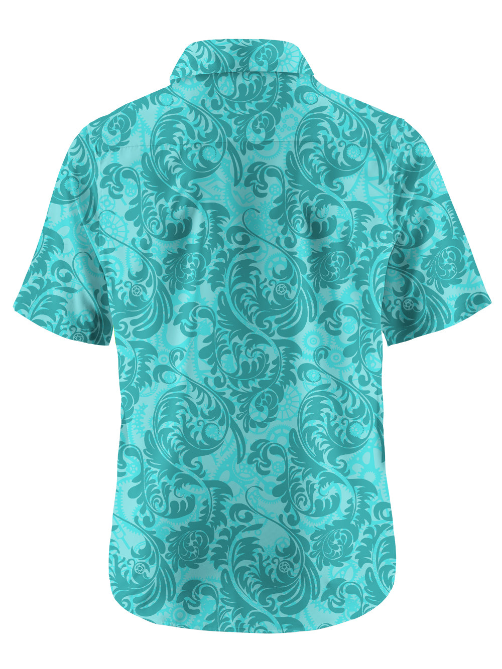 Orionride Psychedelic Vine Zipper Pockets Ultra Lightweight Short Sleeves Gravel Shirt