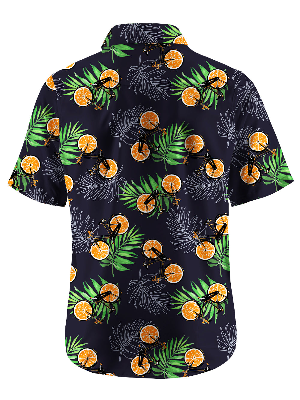 Orionride Fresh Orange Bicycle Zipper Pockets Ultra Lightweight Short Sleeves Gravel Shirt