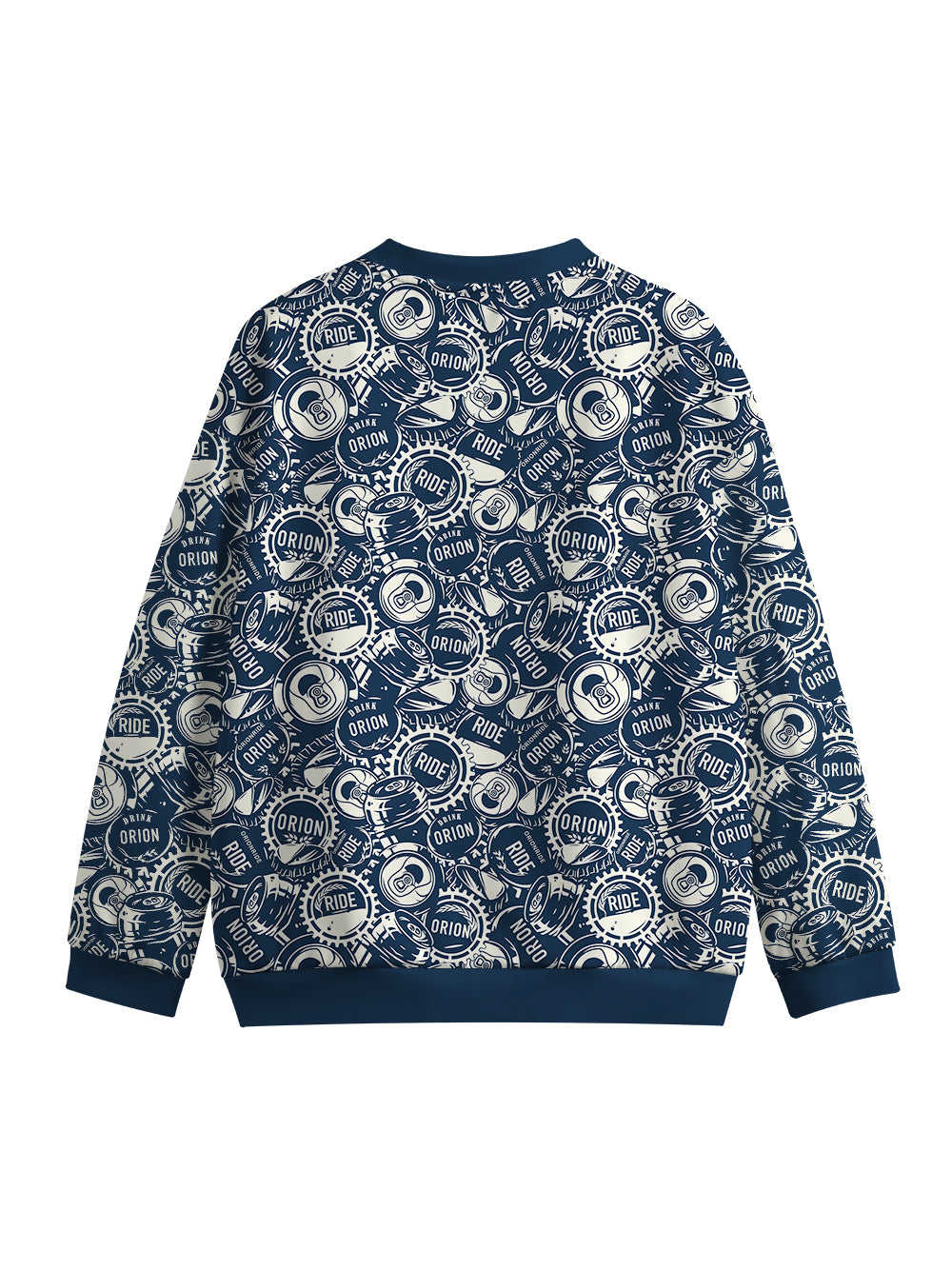 Orionride Riding A Little Drunk Crew Neck Pullover Sweatshirt