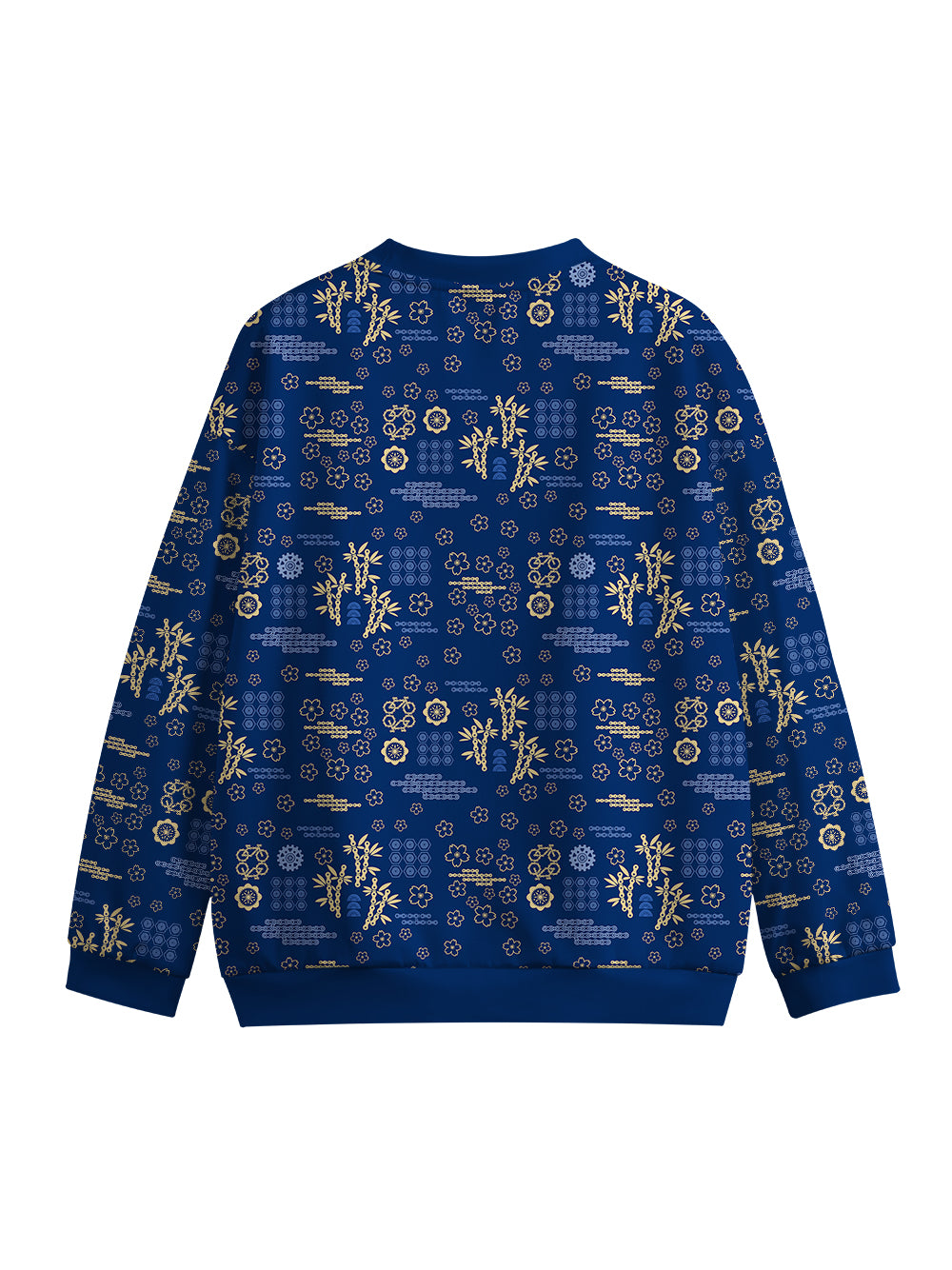 Orionride Bamboo Gear Crew Neck Pullover Sweatshirt