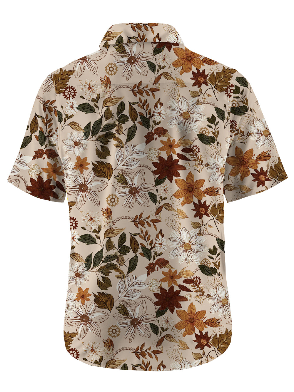 Orionride Maple Leaf Zipper Pockets Ultra Lightweight Short Sleeves Gravel Shirt
