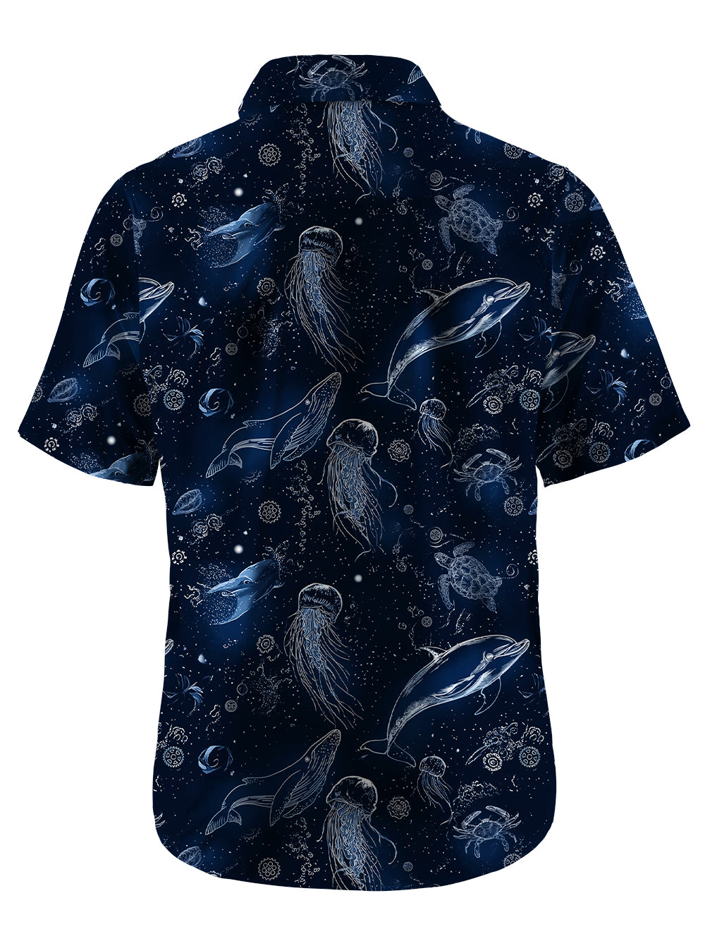 Orionride Secrets Of The Ocean Zipper Pockets Ultra Lightweight Short Sleeves Gravel Shirt