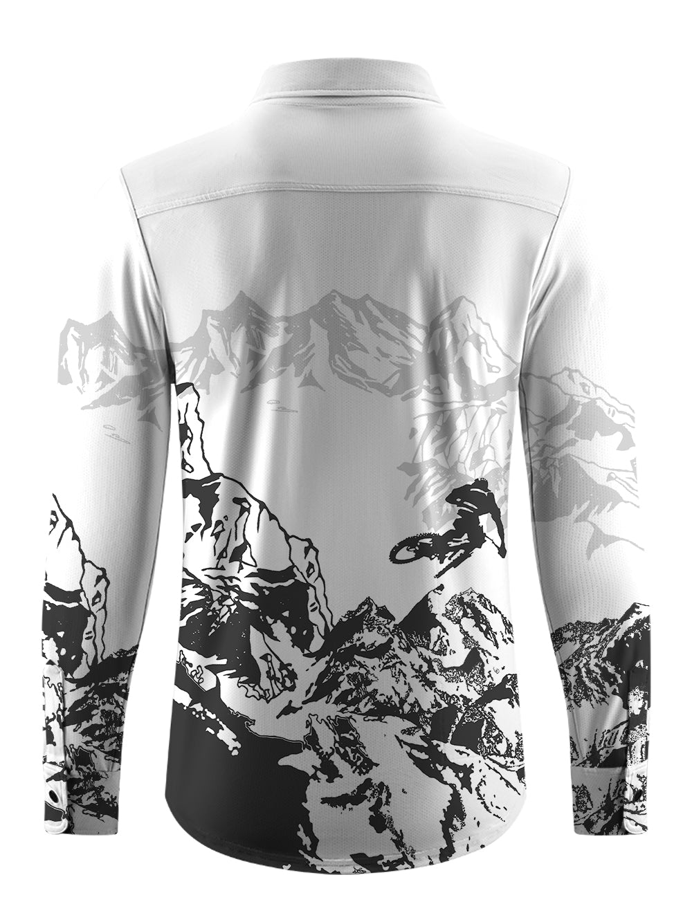 Orionride Hill Racing Men's Stretchy Breathable Long Sleeve Gravel Shirt