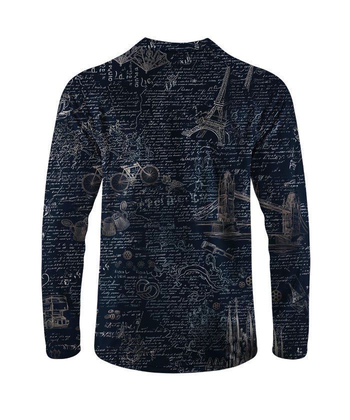 Orionride Paris News Long Sleeve Downhill Jersey