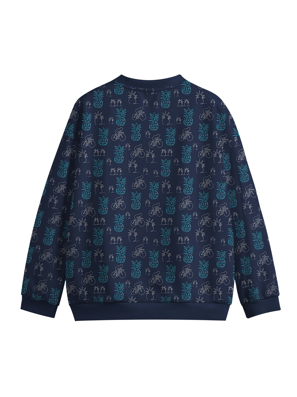 Orionride Pineapple Rider Crew Neck Pullover Sweatshirt