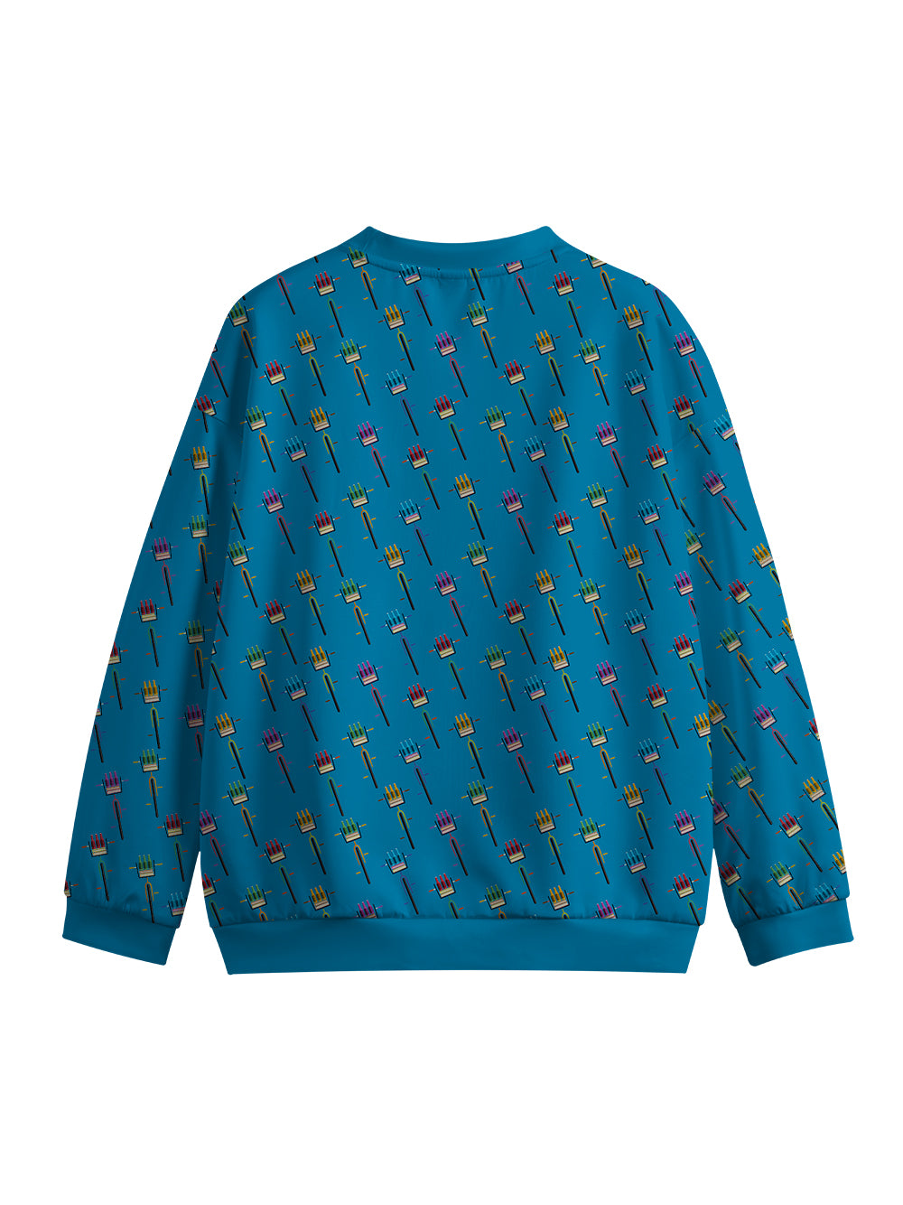 Orionride Beer In A Basket Crew Neck Pullover Sweatshirt