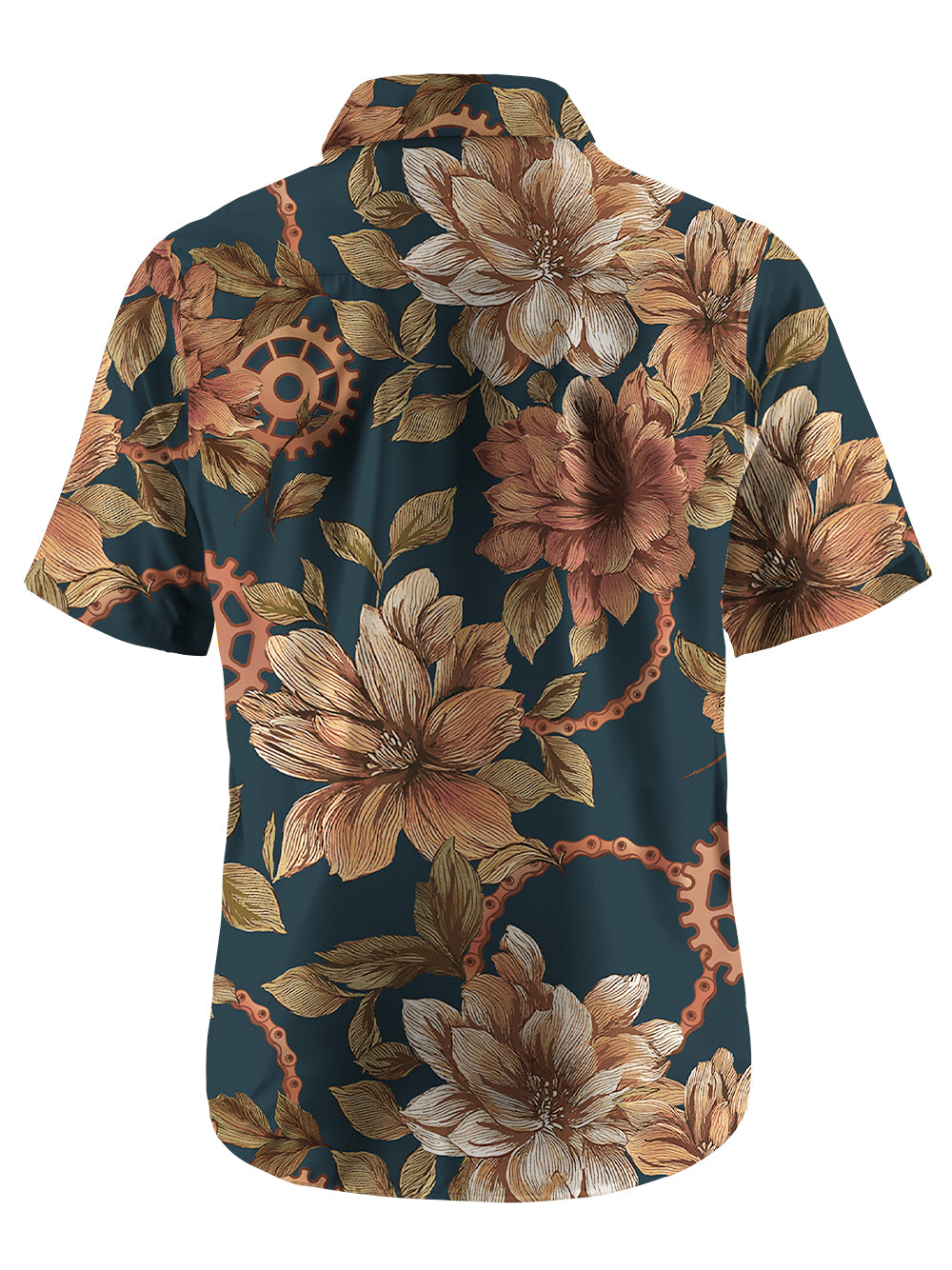 Orionride Memory Of Flowers Zipper Pockets Ultra Lightweight Short Sleeves Gravel Shirt