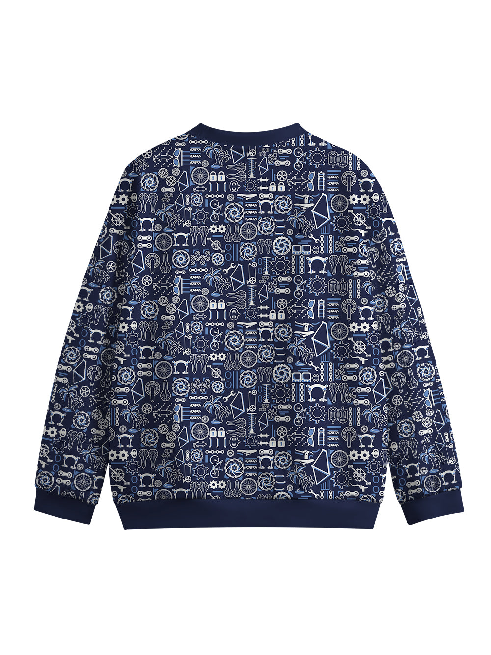 Orionride Exquisite Parts Crew Neck Pullover Sweatshirt