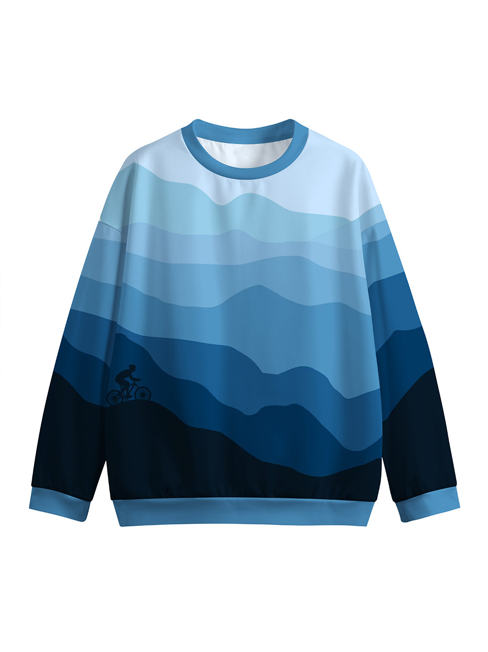 Orionride Free Sunset Crew Neck Pullover Sweatshirt