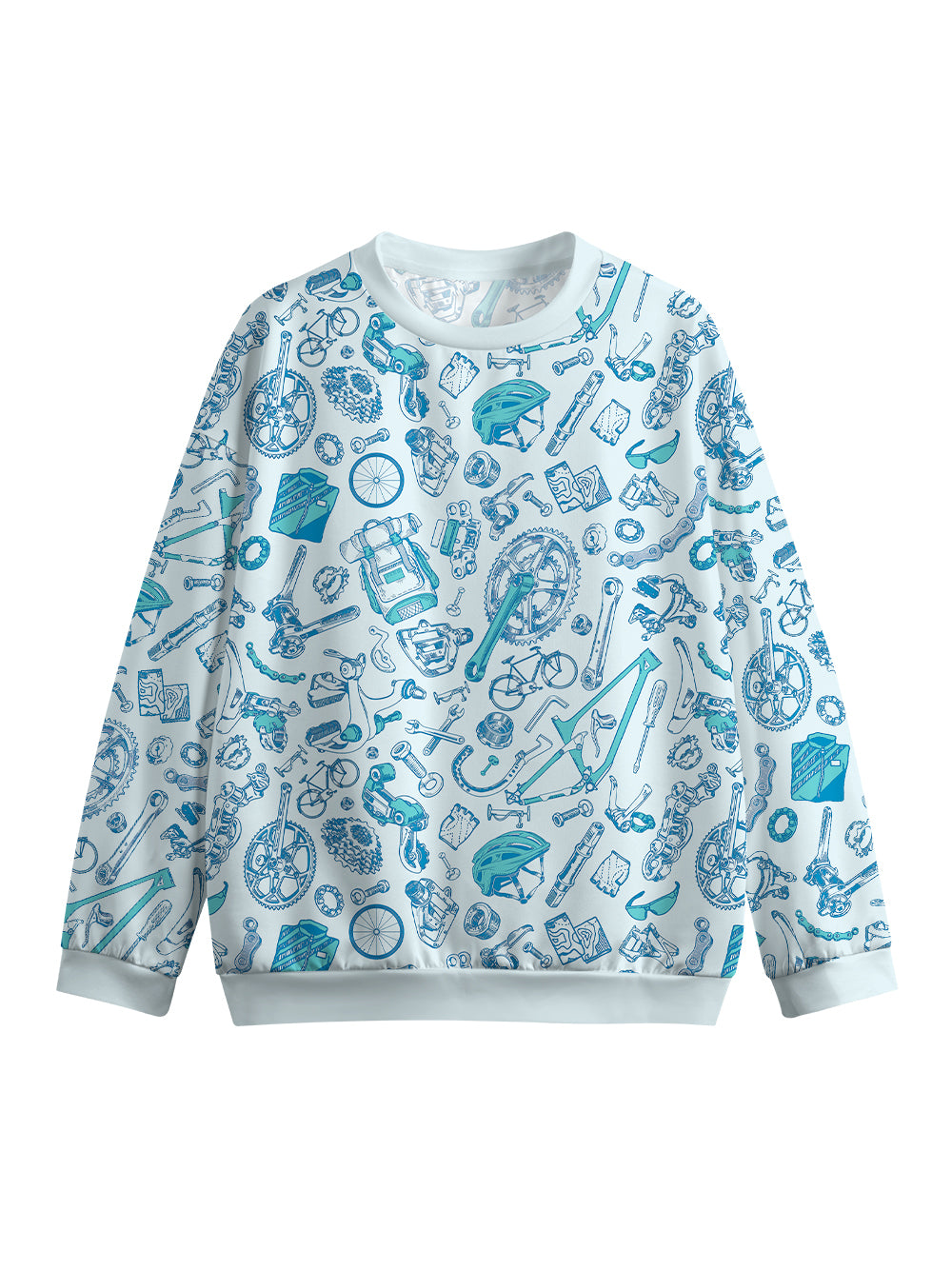 Orionride Rich Parts Crew Neck Pullover Sweatshirt