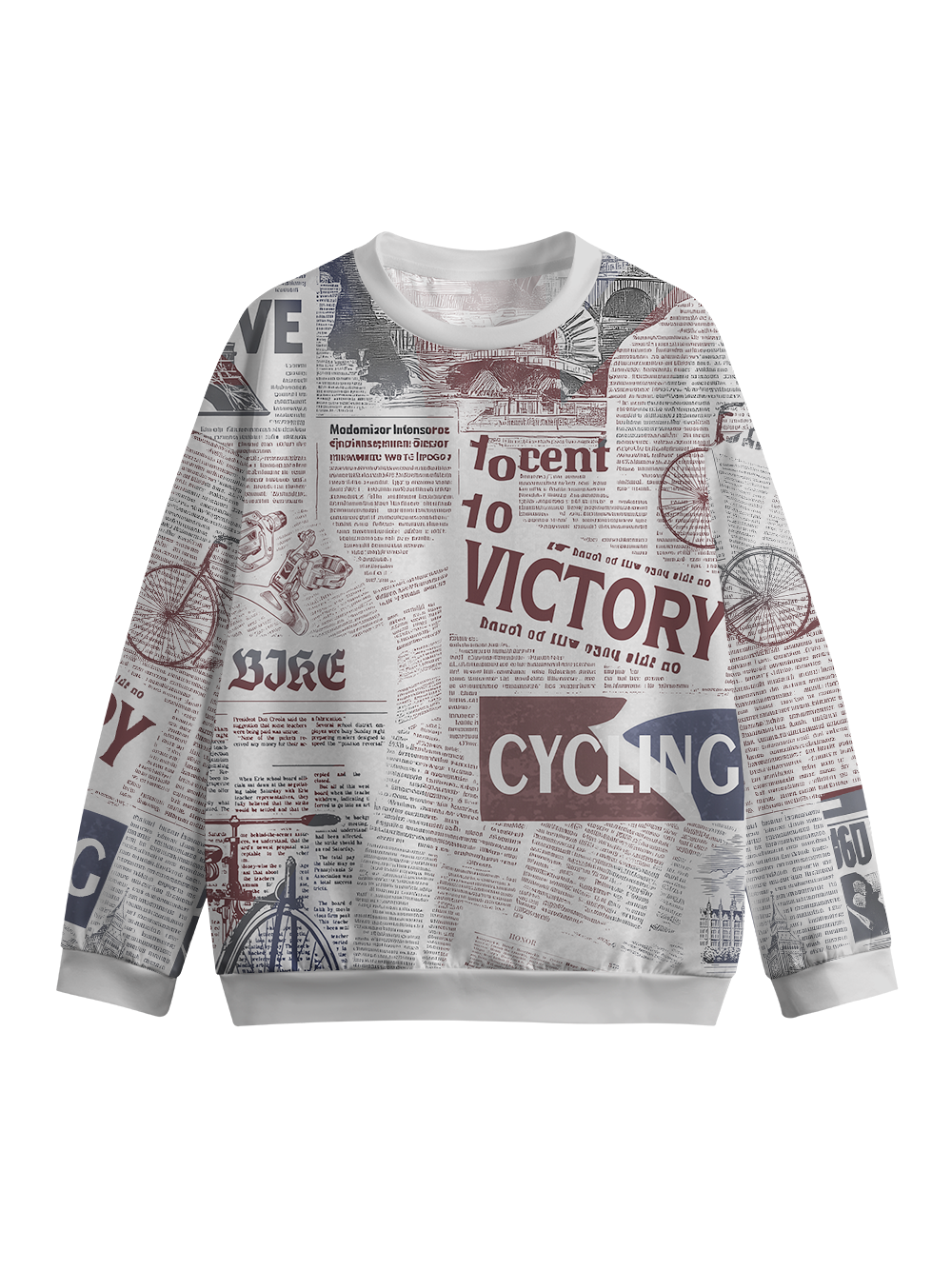 Orionride Ride To Victory Crew Neck Pullover Sweatshirt