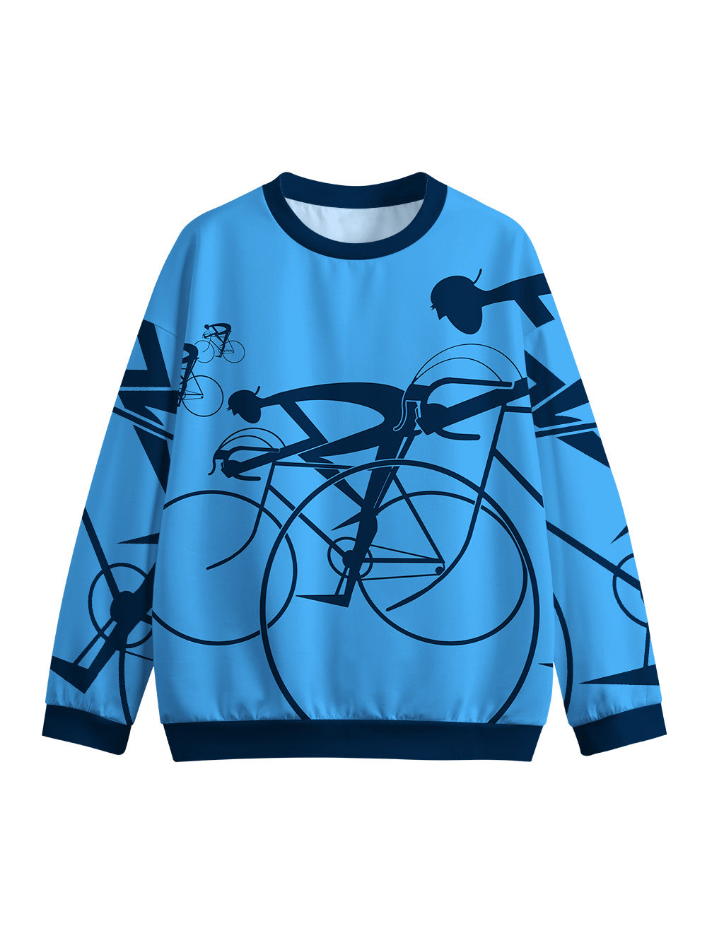 Orionride Line Rider Crew Neck Pullover Sweatshirt