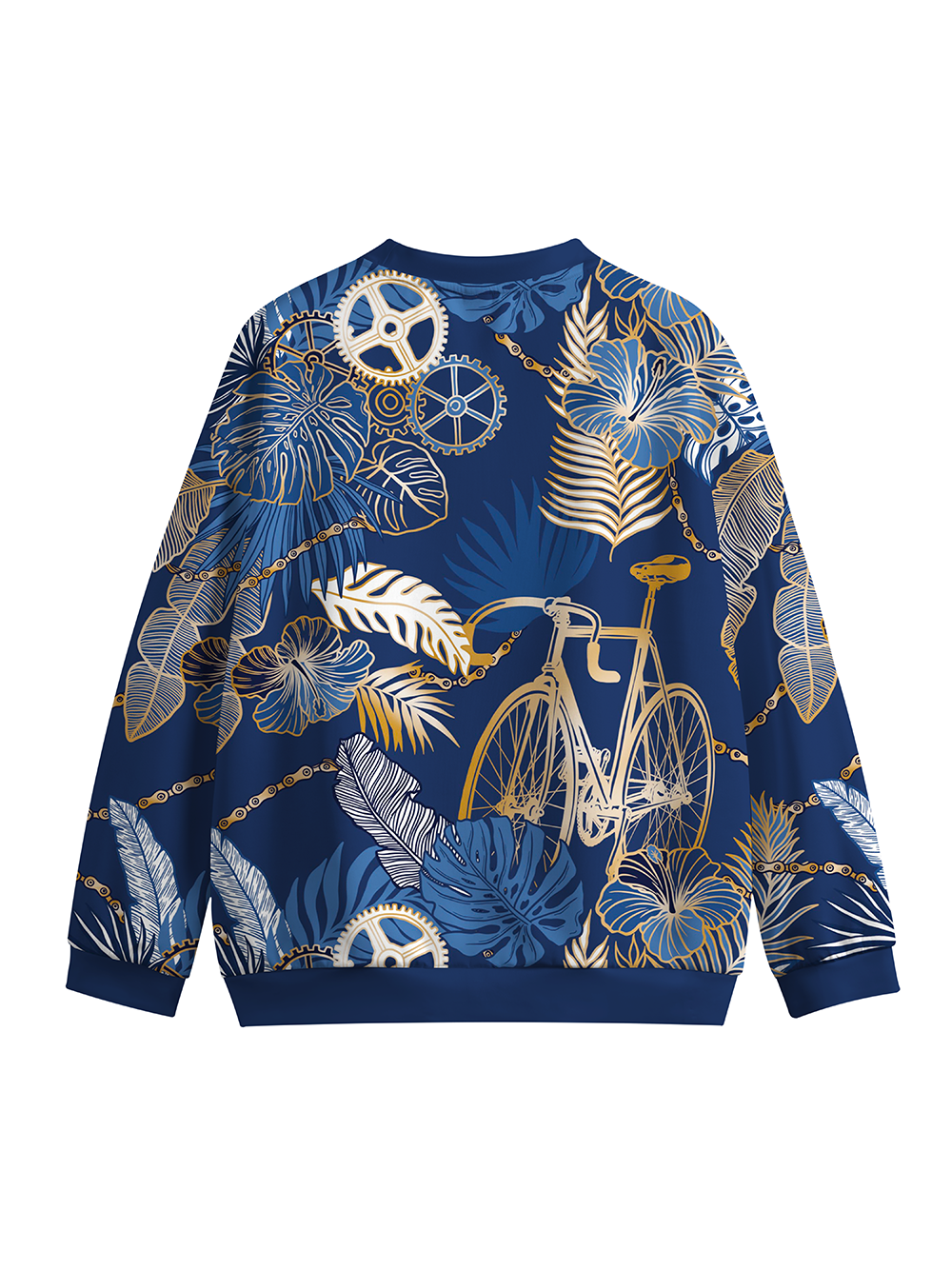 Orionride Hawaiian Plants Crew Neck Pullover Sweatshirt