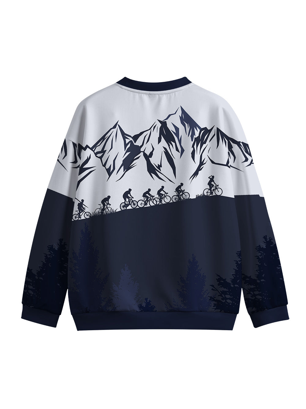 Orionride Riding In Groups Crew Neck Pullover Sweatshirt