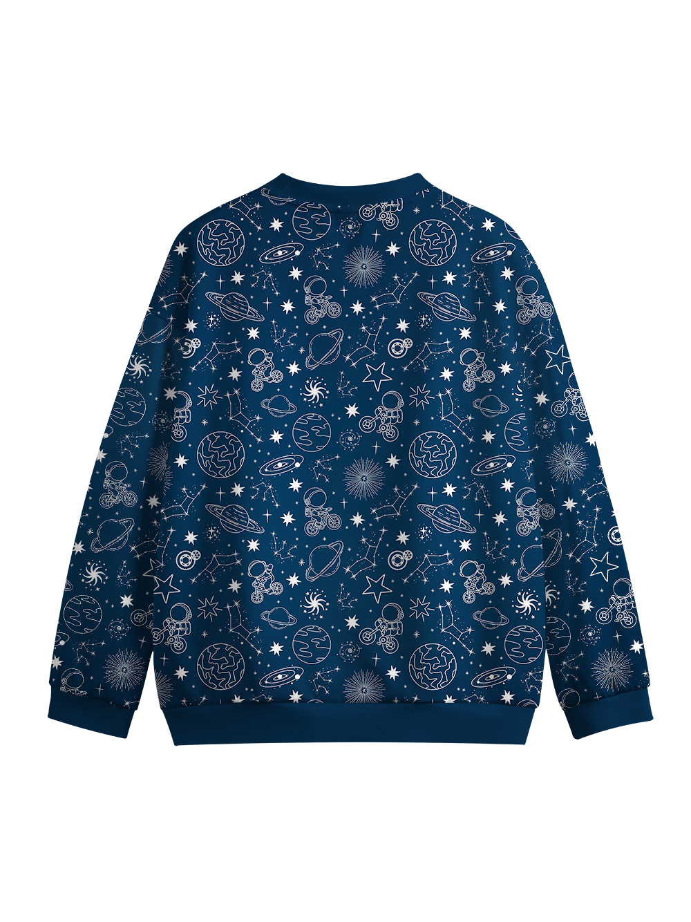 Orionride Space Journey Crew Neck Pullover Sweatshirt
