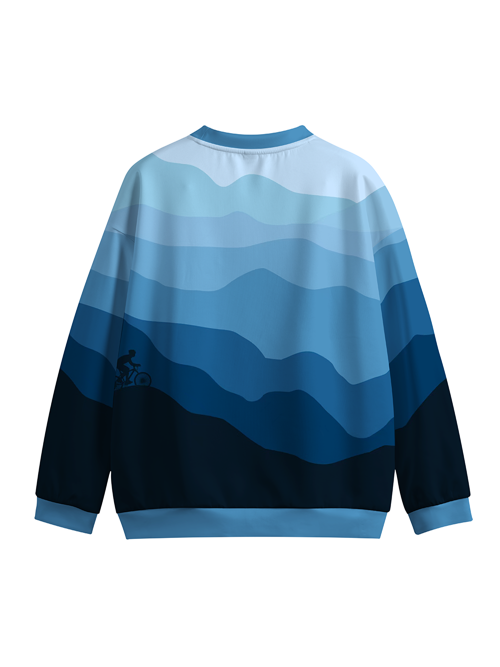Orionride Free Sunset Crew Neck Pullover Sweatshirt