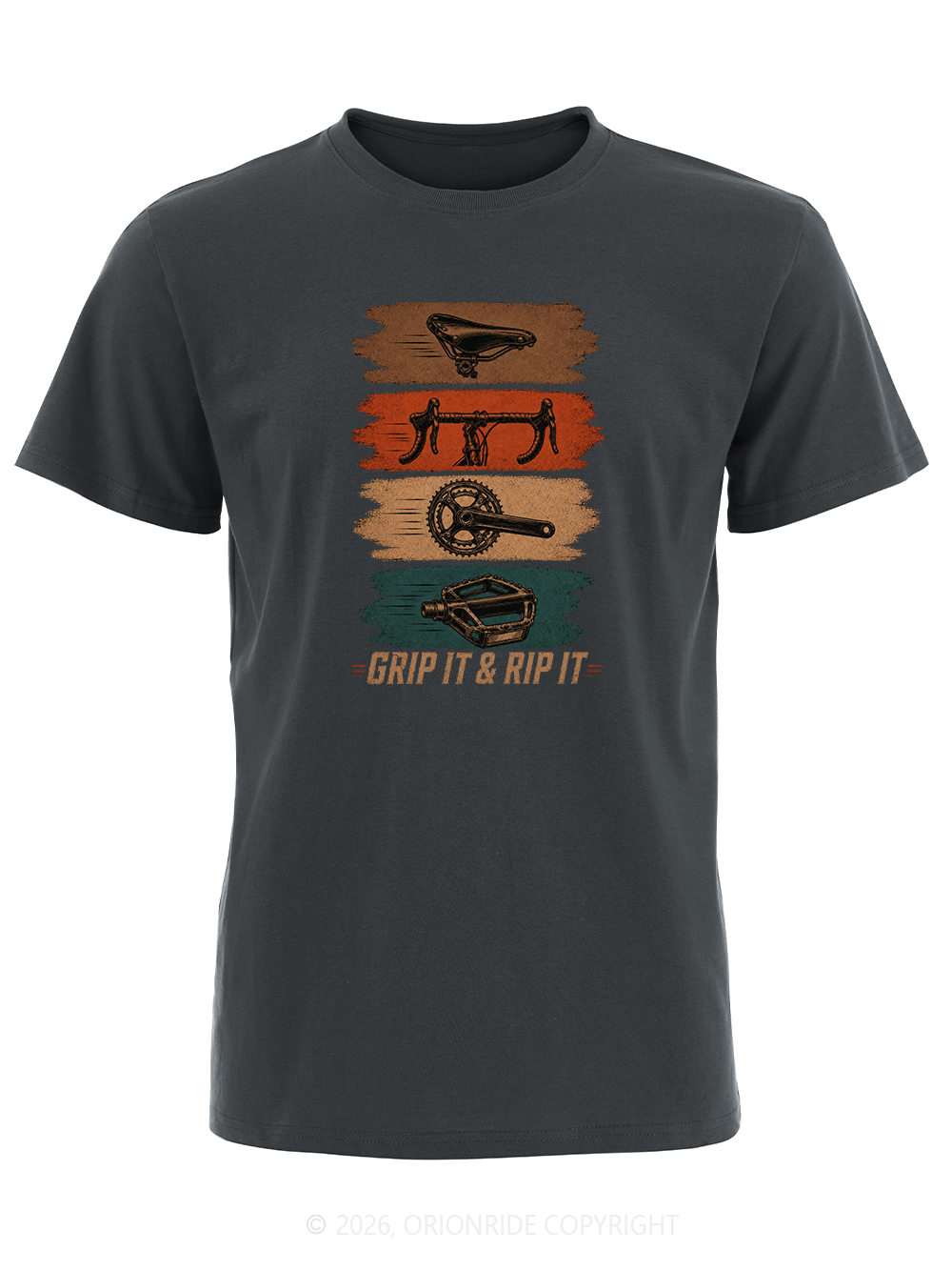 Orionride Parts Color Blocks Short Sleeves Bike T-Shirt