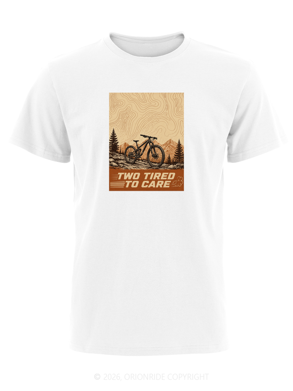 Orionride Topographic Reverie Short Sleeves Bike T-Shirt