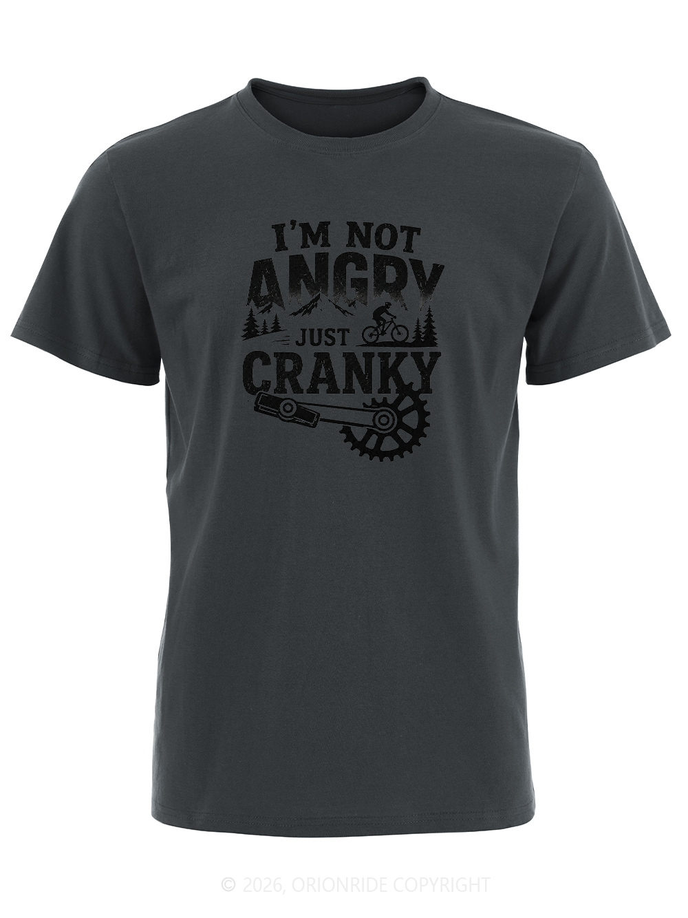 Orionride I'm Not Angry Short Sleeves Bike T-Shirt
