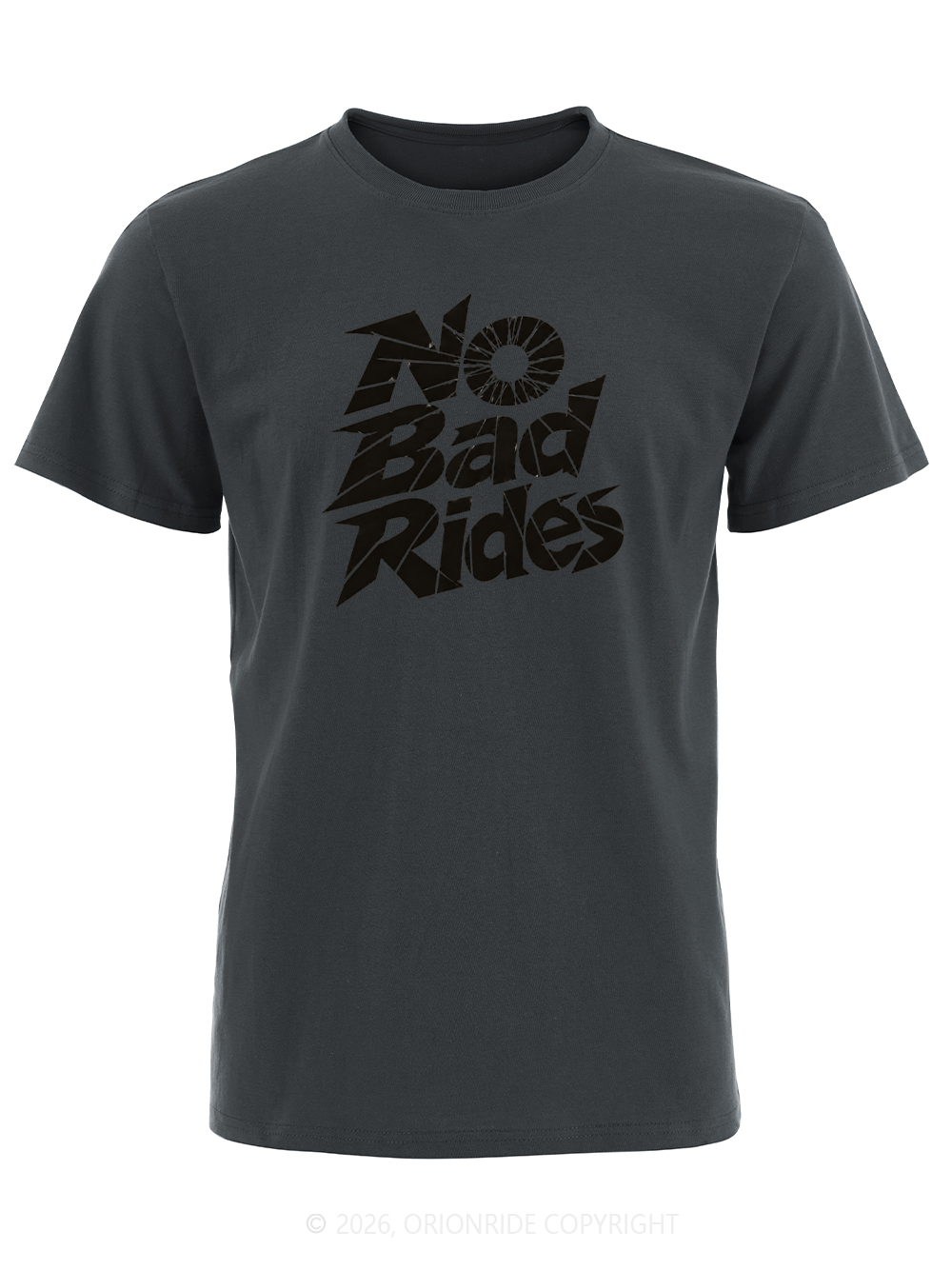 Orionride No Bad Rides Short Sleeves Bike T-Shirt
