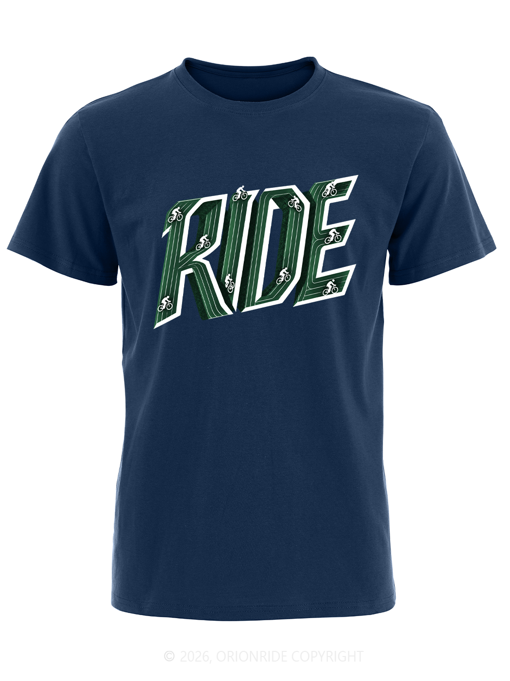 Orionride  Typography Cycling Short Sleeves Bike T-Shirt