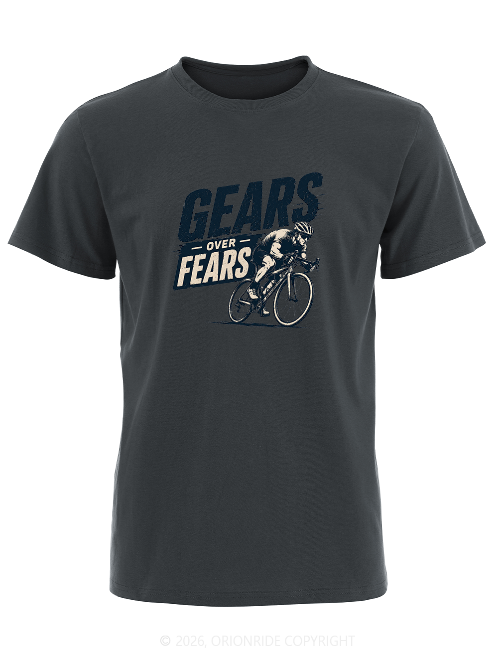 Orionride Gears Over Fears Short Sleeves Bike T-Shirt
