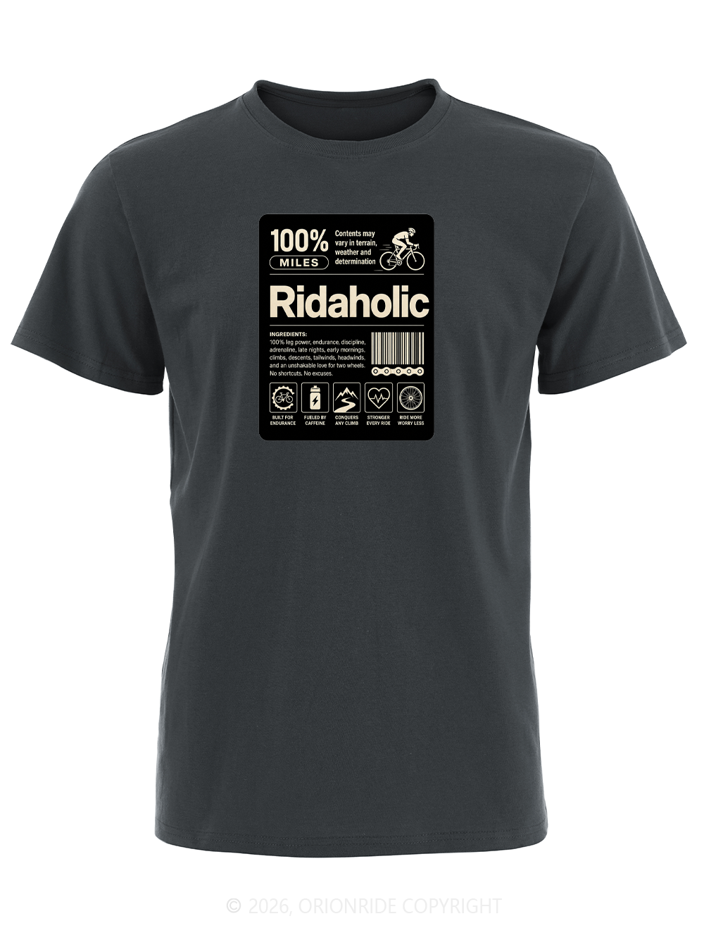 Orionride Bike Label Short Sleeves Bike T-Shirt