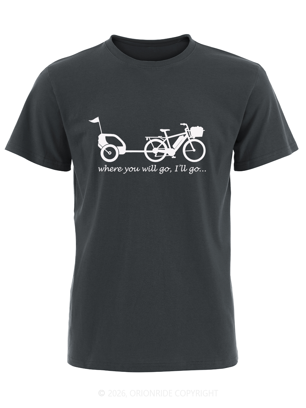 Orionride Father And Son Bicycles Short Sleeves Bike T-Shirt