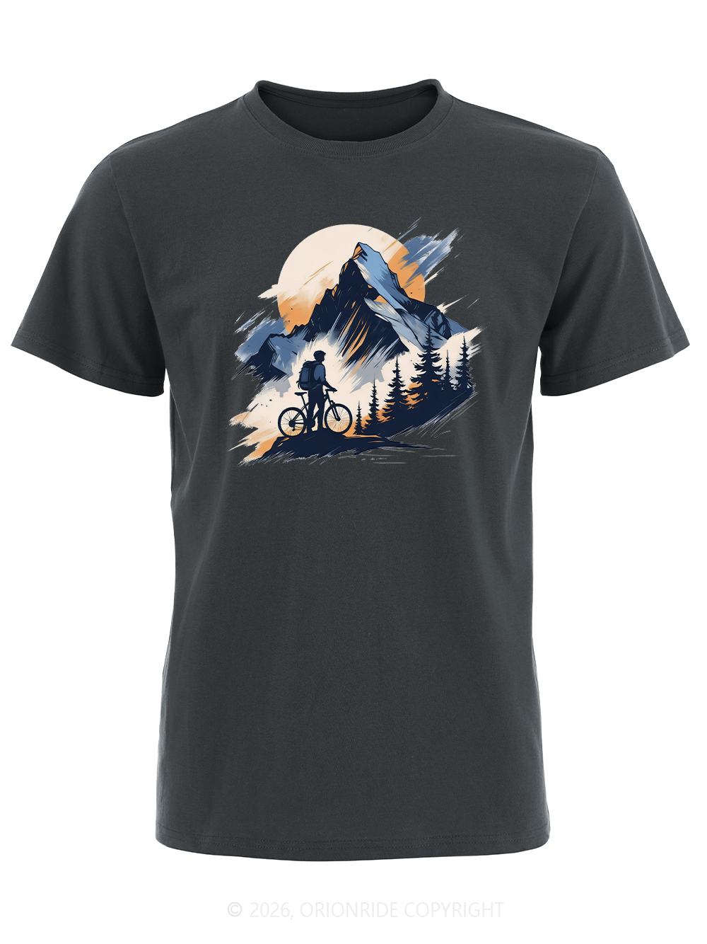 Orionride Snow Mountain Short Sleeves Bike T-Shirt