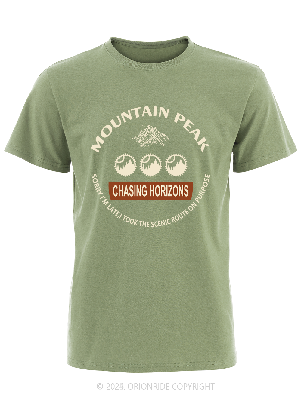 Orionride Mountain Peak Short Sleeves Bike T-Shirt