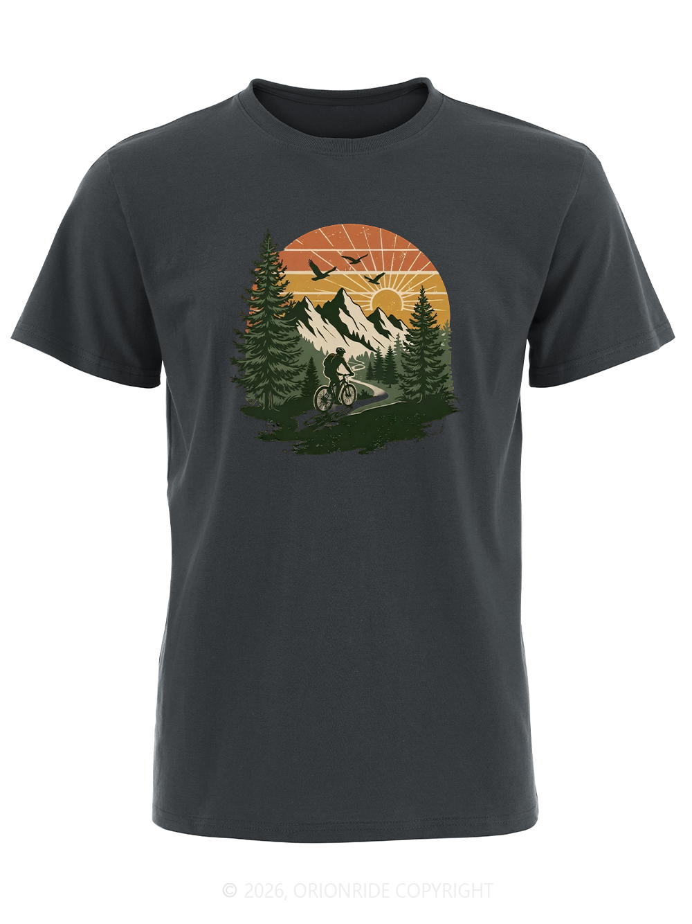 Orionride Wilderness Scenery Short Sleeves Bike T-Shirt