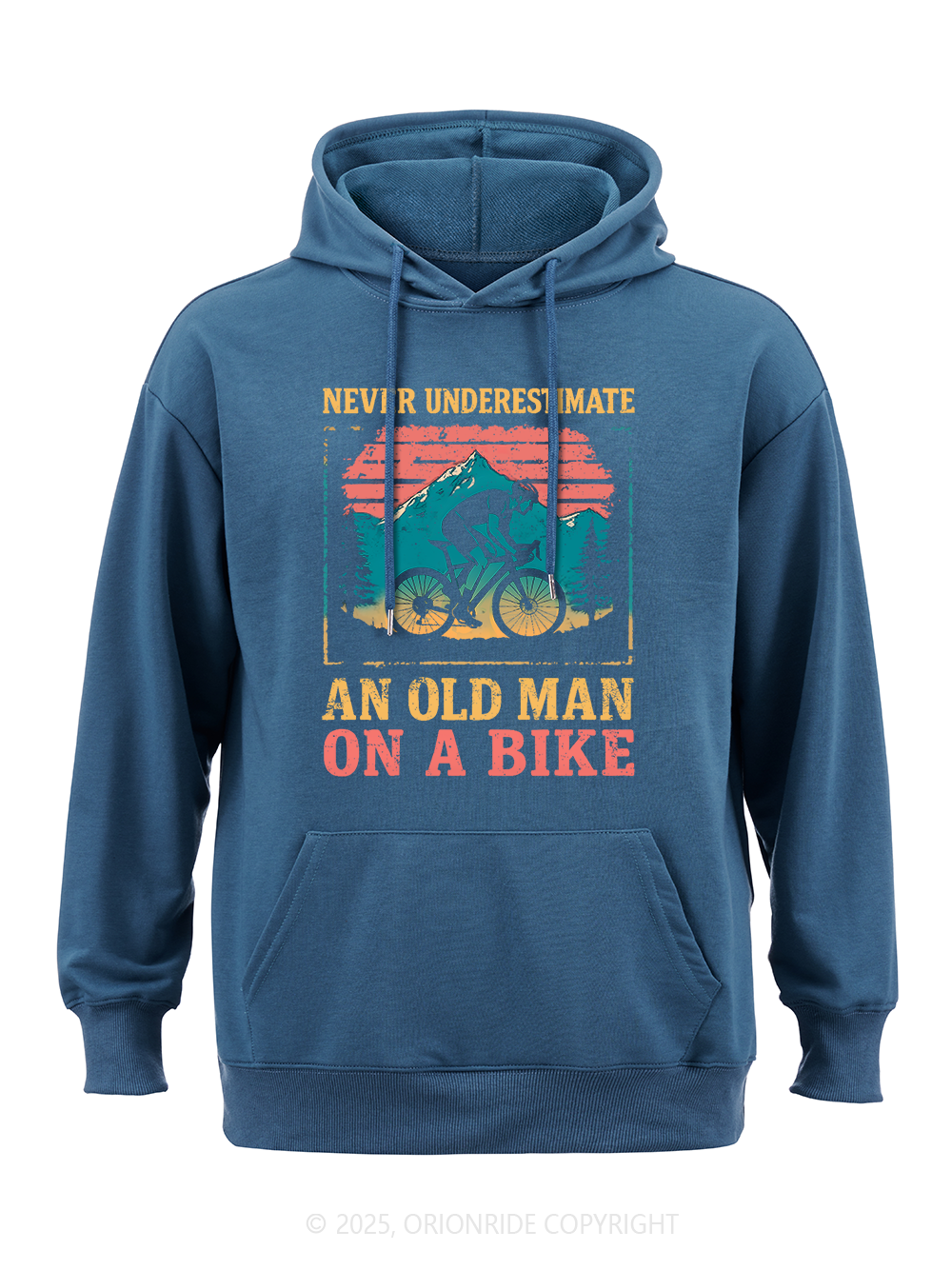 Orionride Old Man On A Bike Classic Hoodie