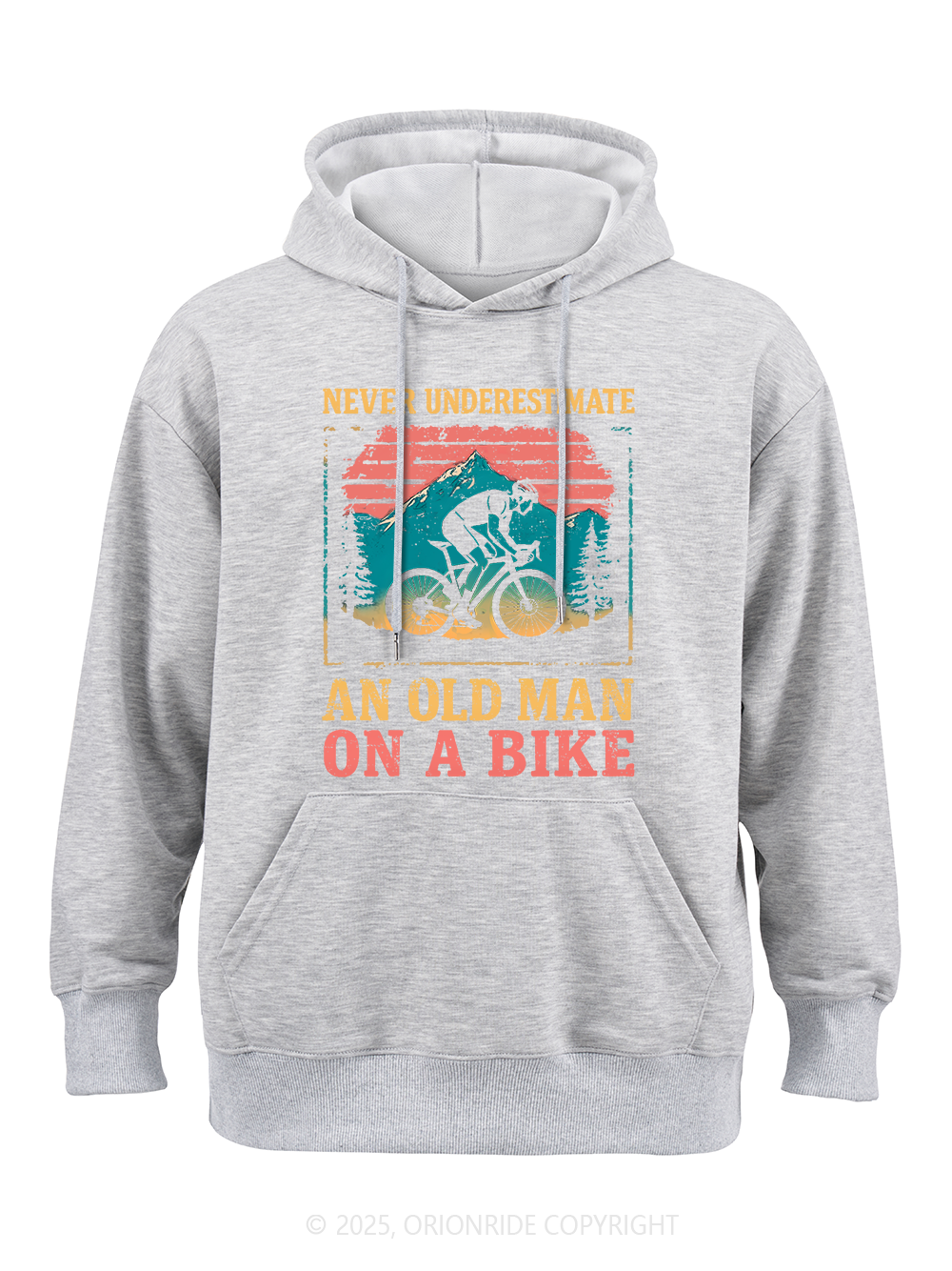 Orionride Old Man On A Bike Classic Hoodie
